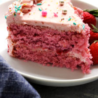 Hot Pink Strawberry Dream Cake