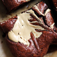 Tahini and Halva Brownies