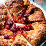 Apricot, Raspberry, and Rose Galette