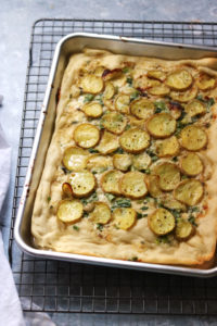 Pizza Bianca with Potatoes, Mascarpone, and Sage