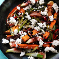 Roasted Sweet Potato and Fresh Fig Salad