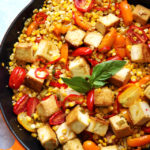 Sweet and Sour Corn with Cherry Tomatoes and Tofu