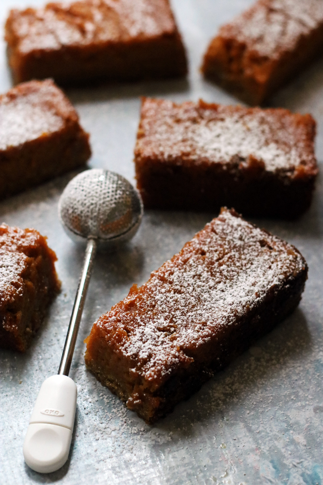 Pumpkin Chess Pie Bars - Joanne Eats Well With Others