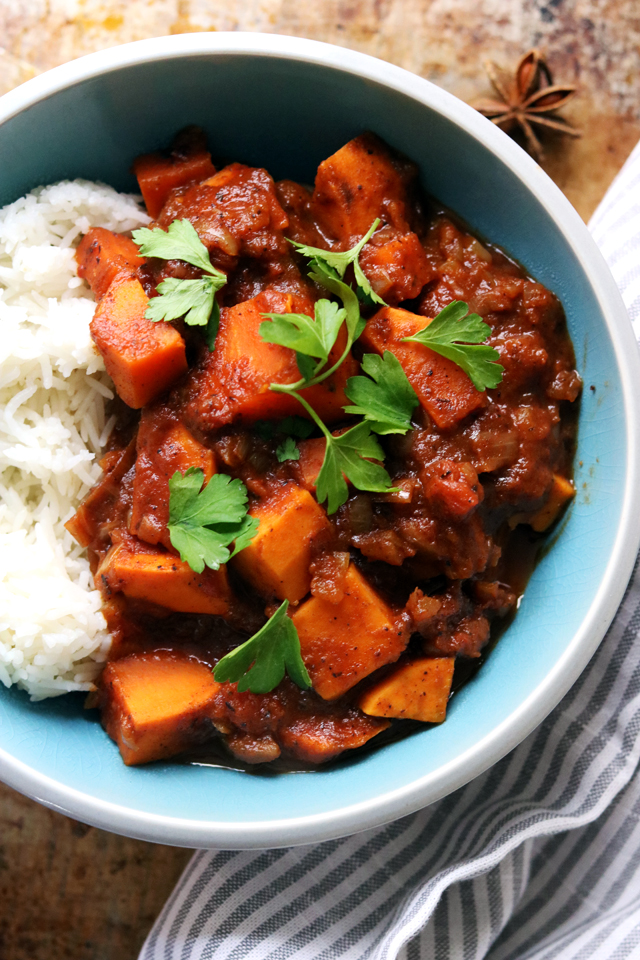 Sweet Potato Vindaloo - Joanne Eats Well With Others