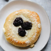 Berry and Ricotta Brioche Buns