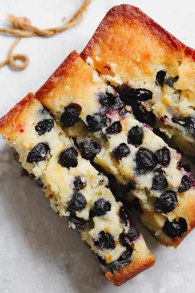 Easiest Lemon Blueberry Cake Recipe (No eggs, butter, or milk!)