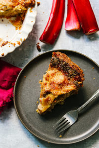Rhubarb and Brown Sugar Pie