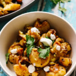 New Potato and Chickpea Chaat