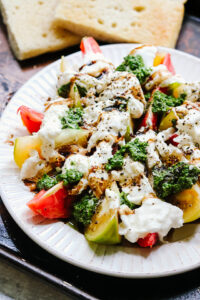 Heirloom Tomato and Burrata Caprese