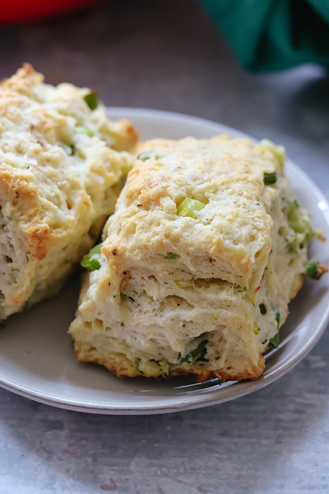 Sour Cream and Onion Biscuits - Joanne Eats Well With Others