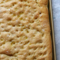 Olive Oil and Sea Salt Focaccia