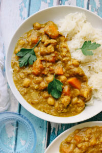 Vietnamese Chickpea, Sweet Potato, and Lemongrass Curry