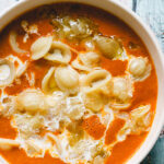Creamy Tomato Soup with Caramelized Onions