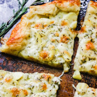 Mozzarella, Rosemary, and New Potato Tarts