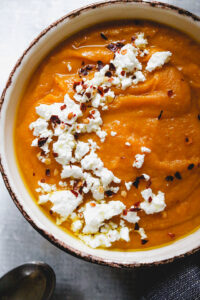 Sweet Potato, Aleppo Pepper, and Lime Soup