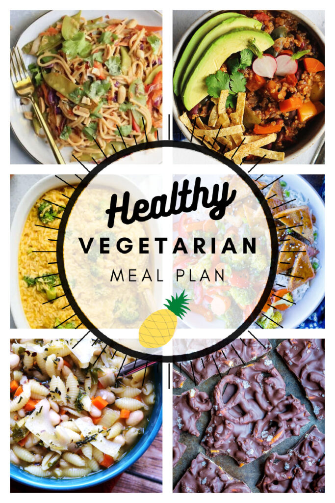 vegetarian meal plan graphic
