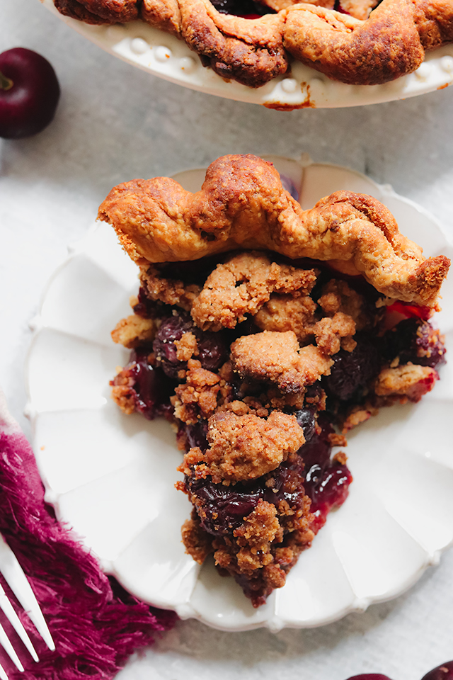 cherry pie crumb topping recipe