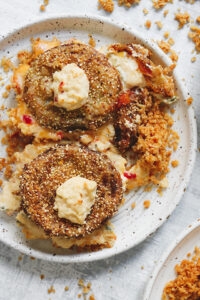 Fried Green Tomato and Pimento Cheese Slab Pie
