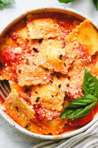 Tomato and Brown Butter Ravioli