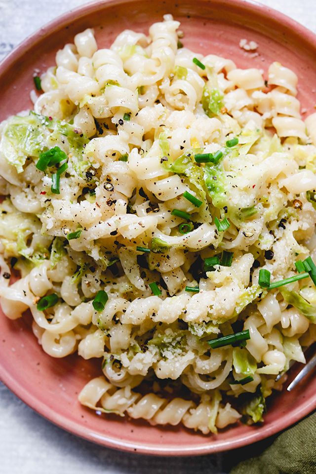 Brussels Sprouts Pasta with Parmesan Cream Sauce | LaptrinhX / News