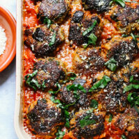 Ottolenghi's Eggplant Dumplings Alla Parmigiana