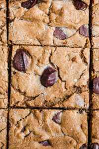 Malted Chocolate Chip Cookie Bars
