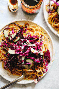 Mouth-Numbing Chile Crisp Peanut Noodles