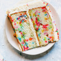 Funfetti Layer Cake with Cream Cheese Frosting