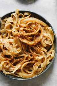 Fettuccine with Pistachio Cream Sauce