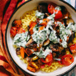 Spicy Berbere Ratatouille with Coconut Sauce