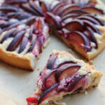 plum and almond cream tart